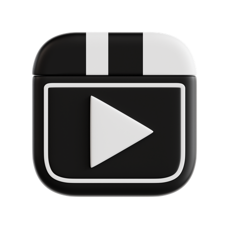 Reproductor multimedia  3D Icon