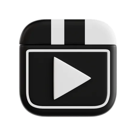 Reproductor multimedia  3D Icon