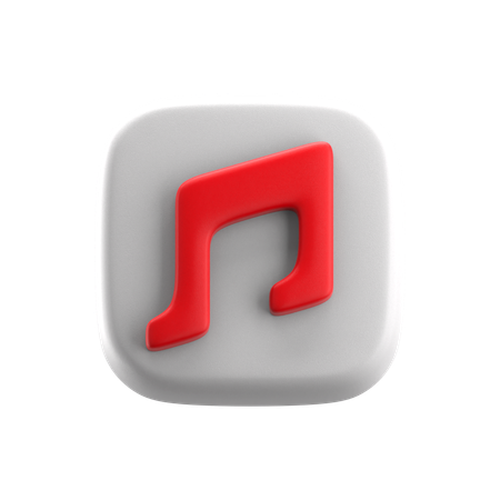 Reprodutor de música  3D Icon