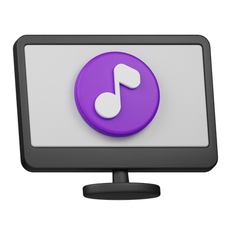 Reprodutor de música  3D Icon