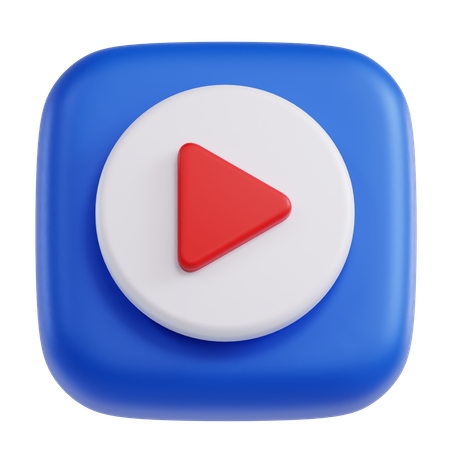 Reprodutor de vídeo  3D Icon