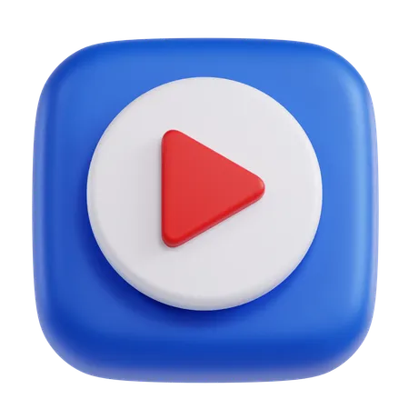 Reprodutor de vídeo  3D Icon