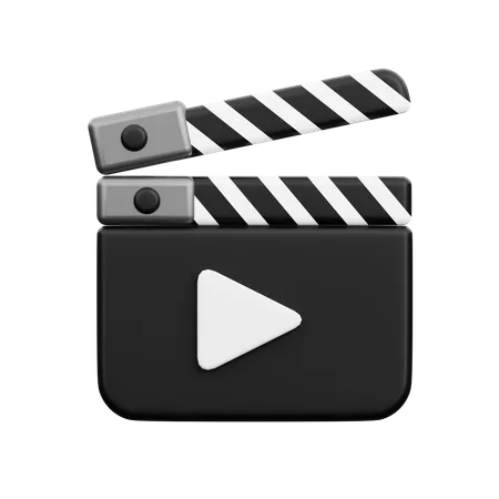 Reprodutor de vídeo  3D Icon