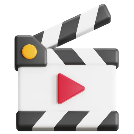 Reprodutor de vídeo  3D Icon