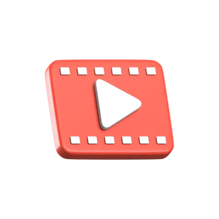 Reprodutor de vídeo  3D Icon