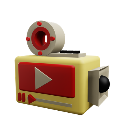 Reprodutor de vídeo  3D Icon