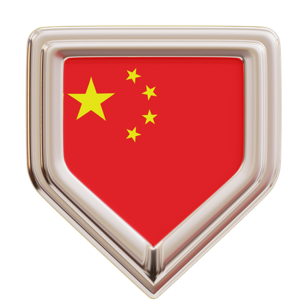 Republic Of China Flag  3D Icon