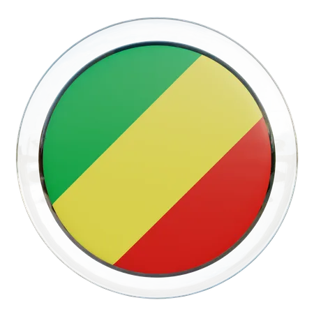 Republic of Congo Flag  3D Flag