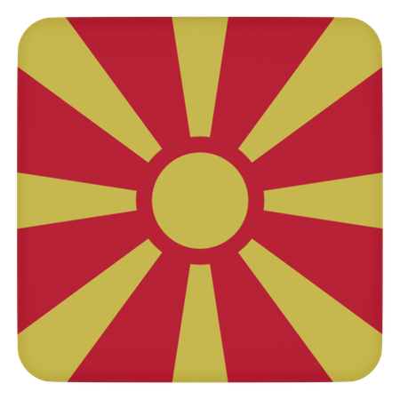 Republic Of Macedonia  3D Icon