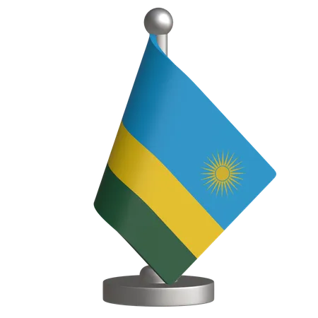 Republic of Rwanda  3D Icon