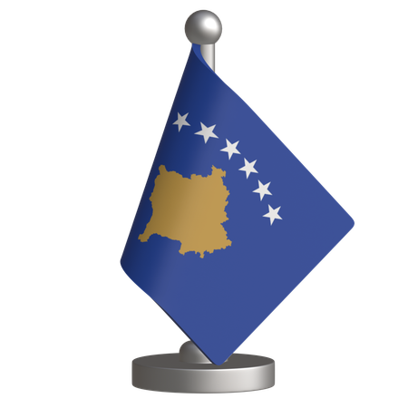 República de Kosovo J  3D Icon