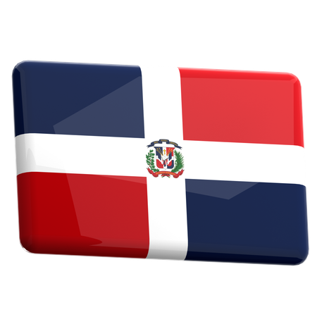 República Dominicana  3D Icon