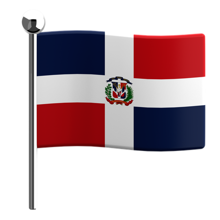 República Dominicana  3D Icon