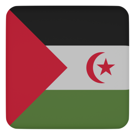 République arabe sahraouie démocratique  3D Icon