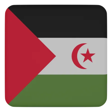 République arabe sahraouie démocratique  3D Icon