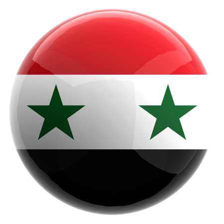 République arabe syrienne  3D Icon