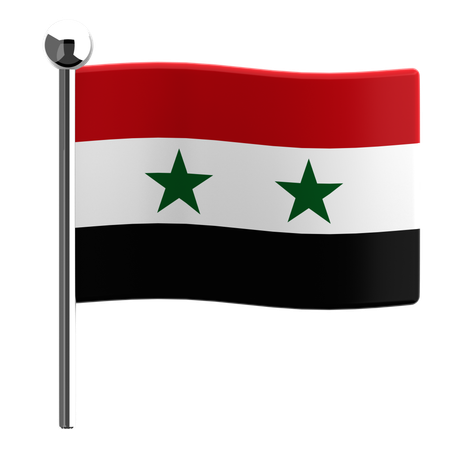 République arabe syrienne  3D Icon