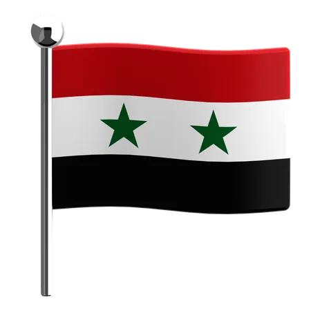 République arabe syrienne  3D Icon