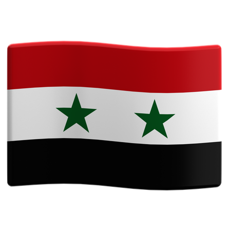 République arabe syrienne  3D Icon