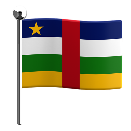 République centrafricaine  3D Icon