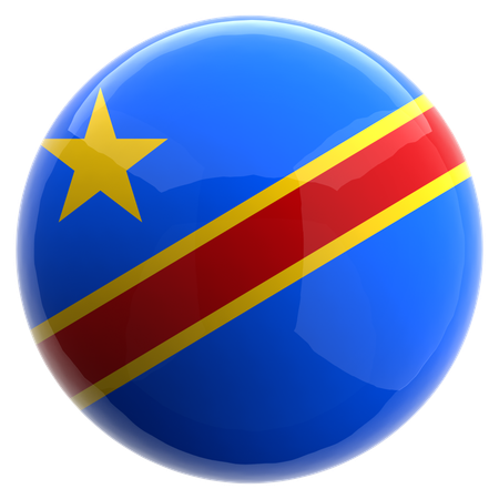 République Démocratique du Congo  3D Icon