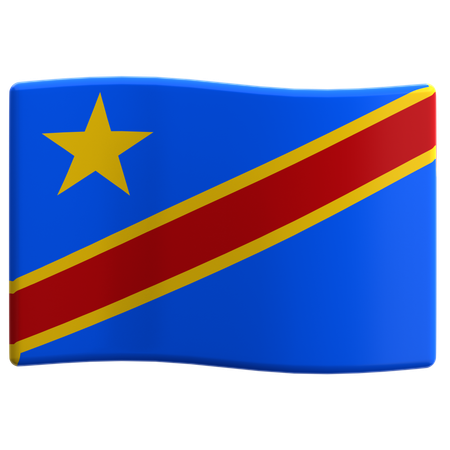 République Démocratique du Congo  3D Icon