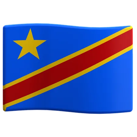 République Démocratique du Congo  3D Icon