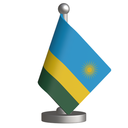 République du rwanda  3D Icon