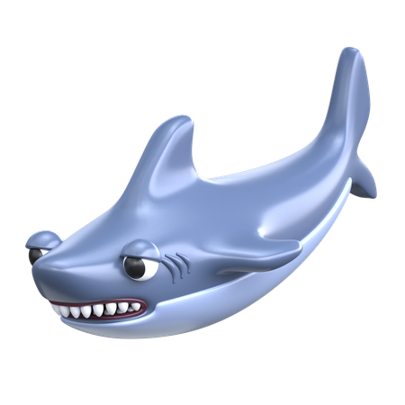 Requin  3D Icon