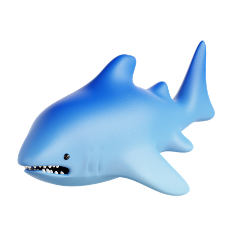 Requin  3D Icon