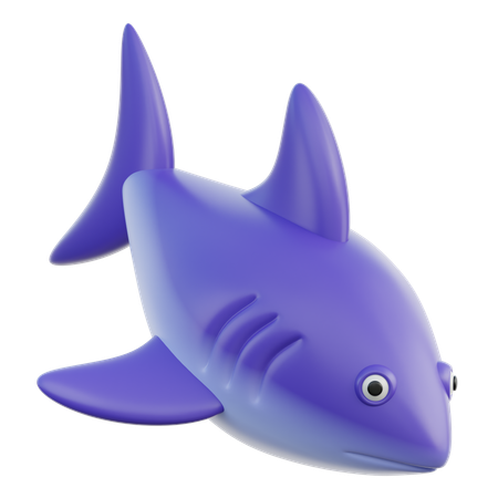 Requin  3D Icon