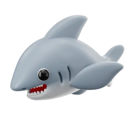 Requin  3D Icon