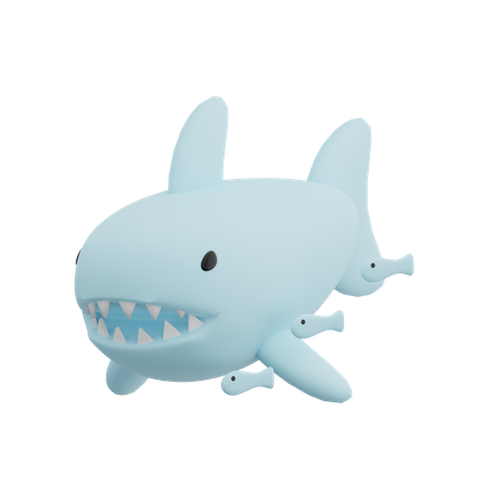 Requin  3D Illustration