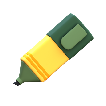 Resaltador  3D Icon