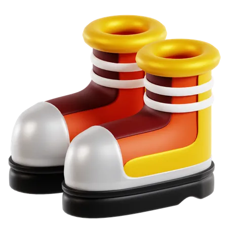 Rescue Boots  3D Icon