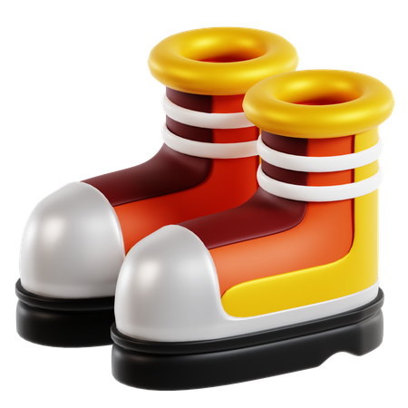 Rescue Boots  3D Icon