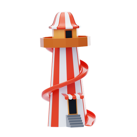 Rescue Tower  3D Icon