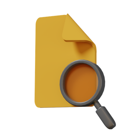 Research  3D Icon