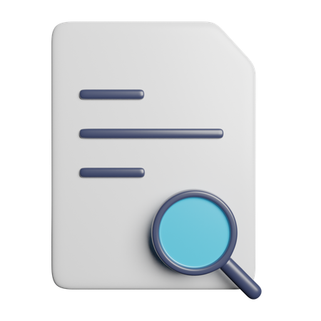 Research  3D Icon