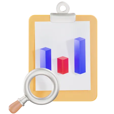 Research & Analysis  3D Icon