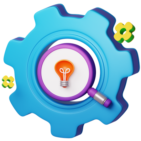 Research And Development  3D Icon