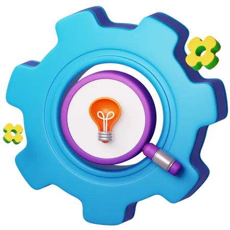 Research And Development  3D Icon
