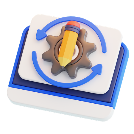 Research And Development  3D Icon