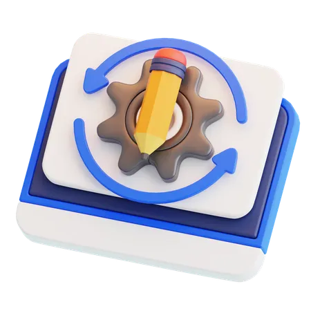 Research And Development  3D Icon