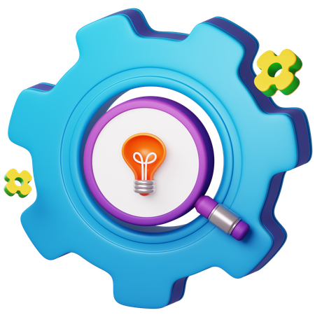 Research And Development  3D Icon