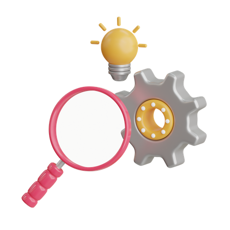 Research And Development  3D Icon