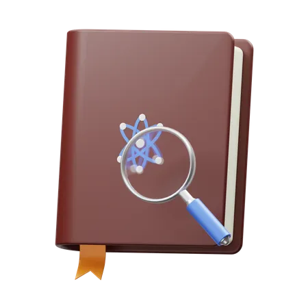 Research Book  3D Icon