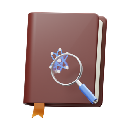 Research Book  3D Icon