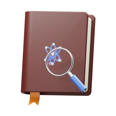 Research Book  3D Icon