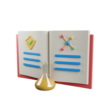Research Book 3D Illustration